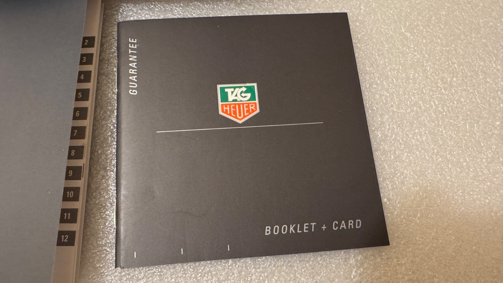 Genuine TAG Heuer Travel Cases Lot + Travel case + User Manual Authentic