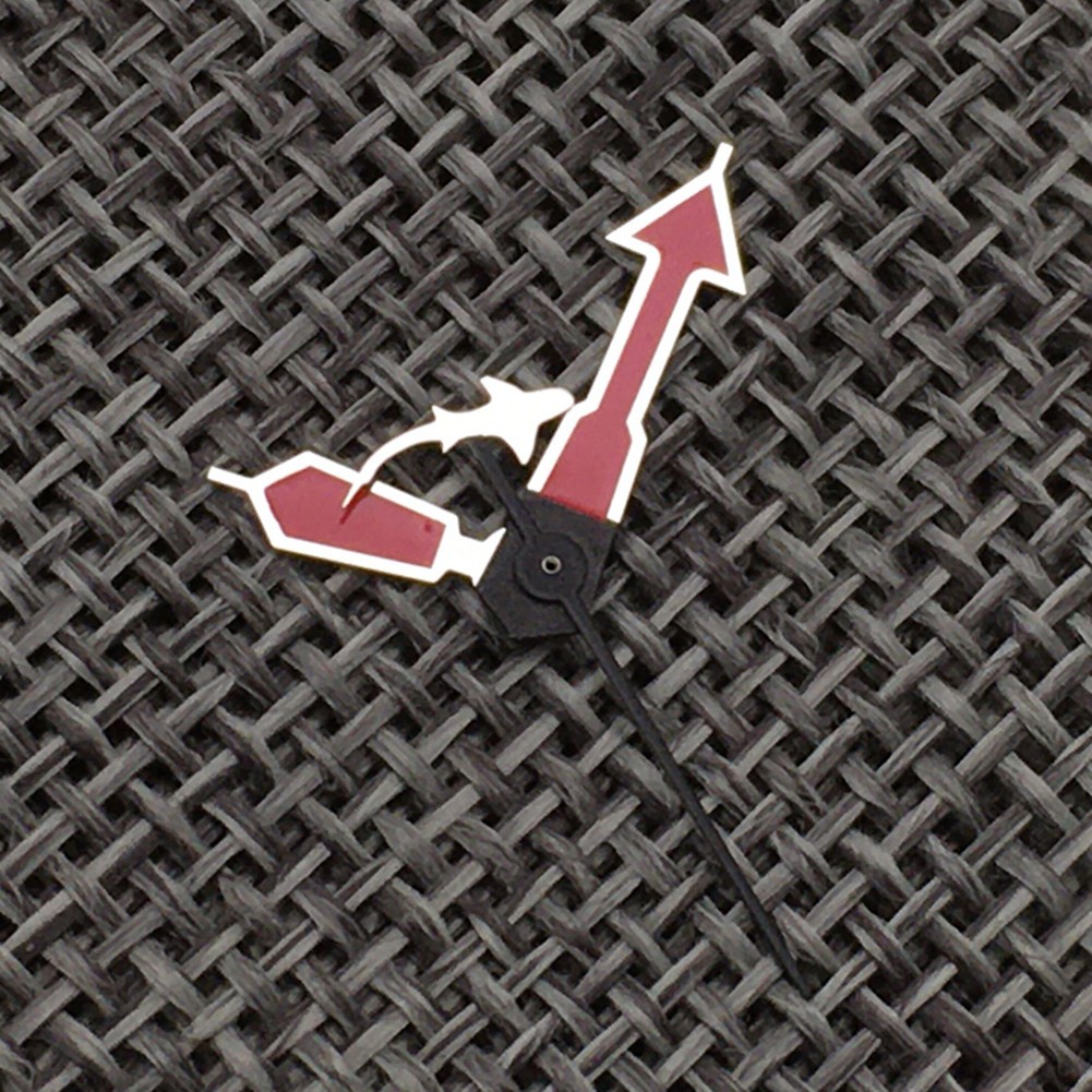 Red Fish Steel Watch Hour/Minute/Second Hands For NH35 NH36 Automatic Movement