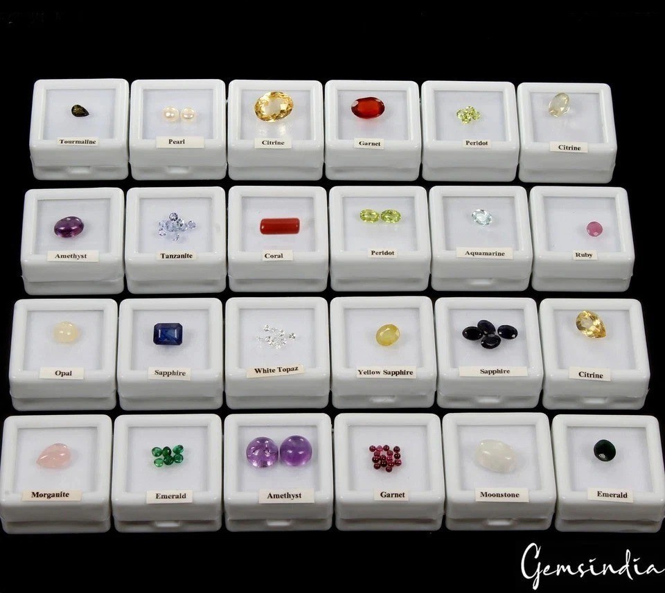 70 Pcs Estate Genuine Semi Precious Loose Gemstone Lot Collection 200$ Plus Retl