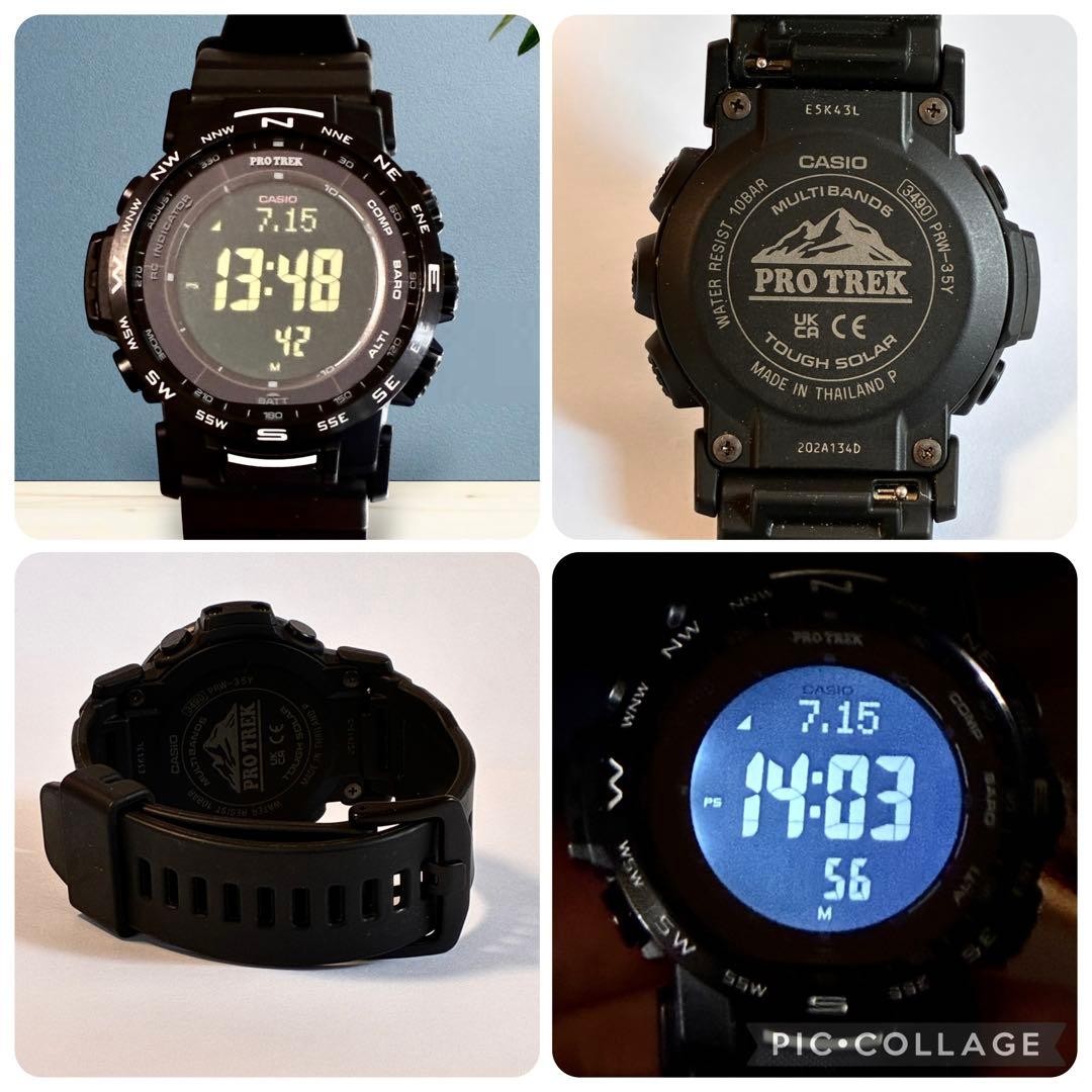 Working CASIO PRO TREK Climber Line PRW 35Y 1BJF