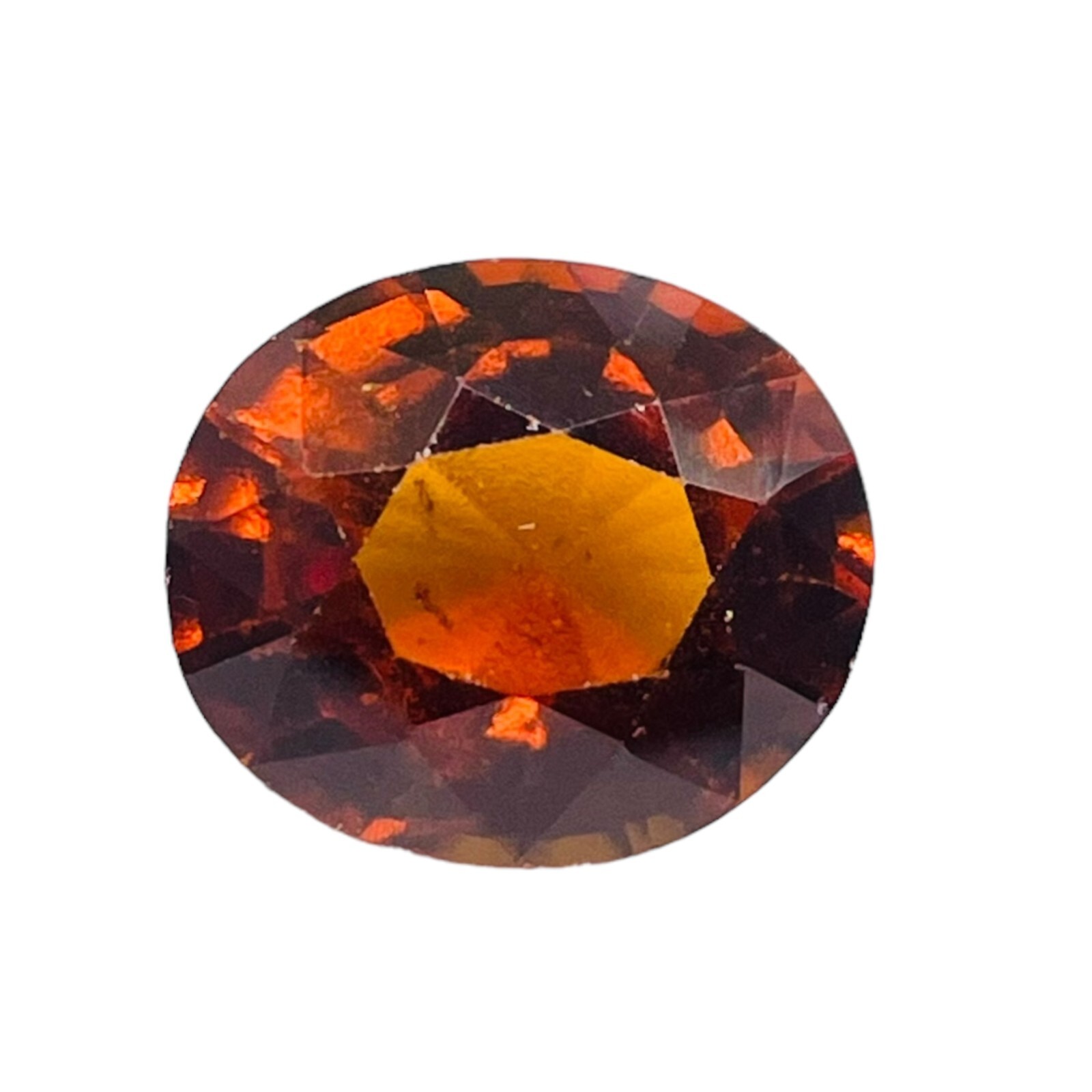 6.45 Cts Certified Natural Hessonite Garnet Ceylon AAA Loose Untreated Gemstone