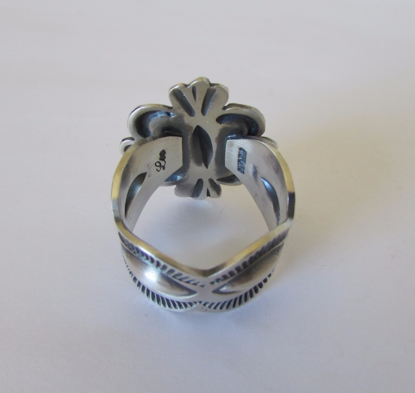 Native American Fred Harvey Rings Sizes 6, 7, 8, 8.5, 9.5, 10 Signed AllenLee