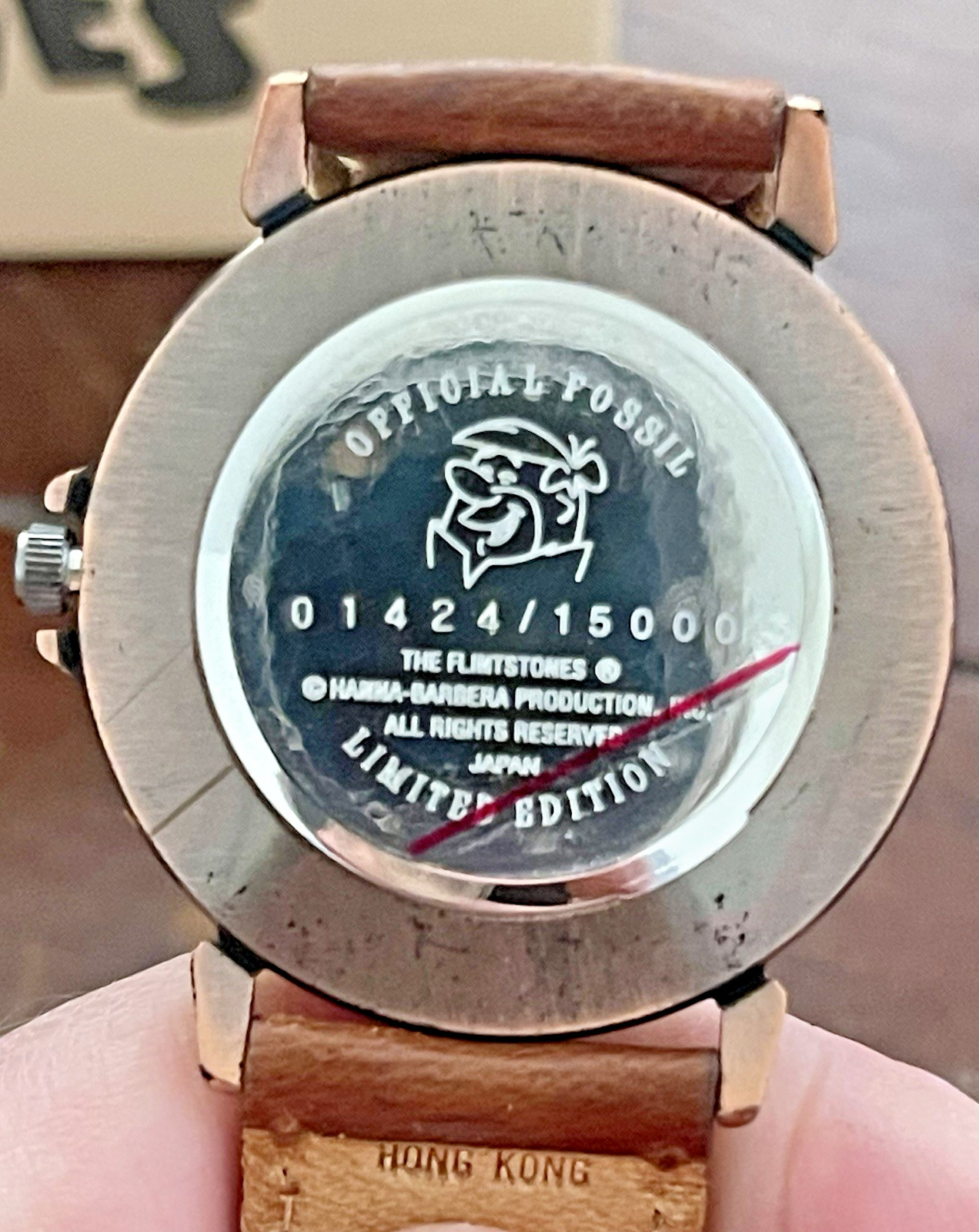 Fossil Flintstones Fred & Barney Limited Edition Watch 1993 Tin Box COA NIB LE