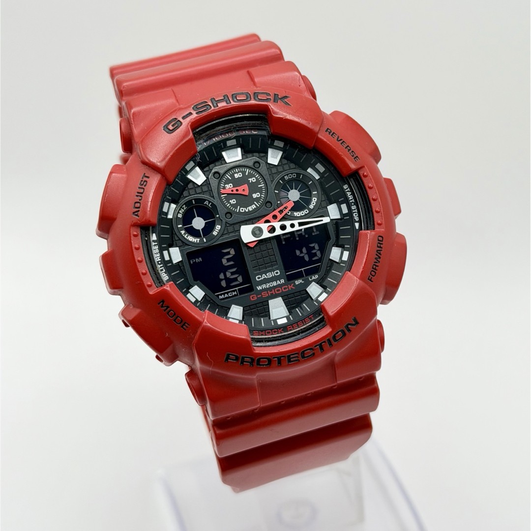 CASIO G SHOCK GA 100BQZ Digital Analog Dial