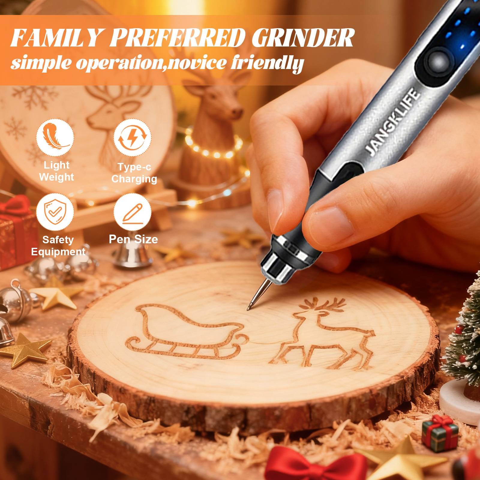 Professional Engraving Cordless Pen For Artists&DIY Variable Speed Rotary Tool