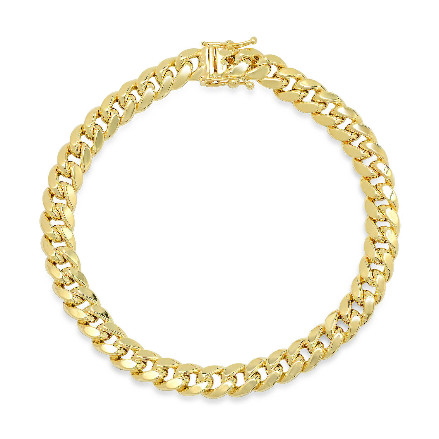 10k Yellow Gold 24″ Solid Miami Cuban Curb Link 6 mm 58 grams Chain/Necklace