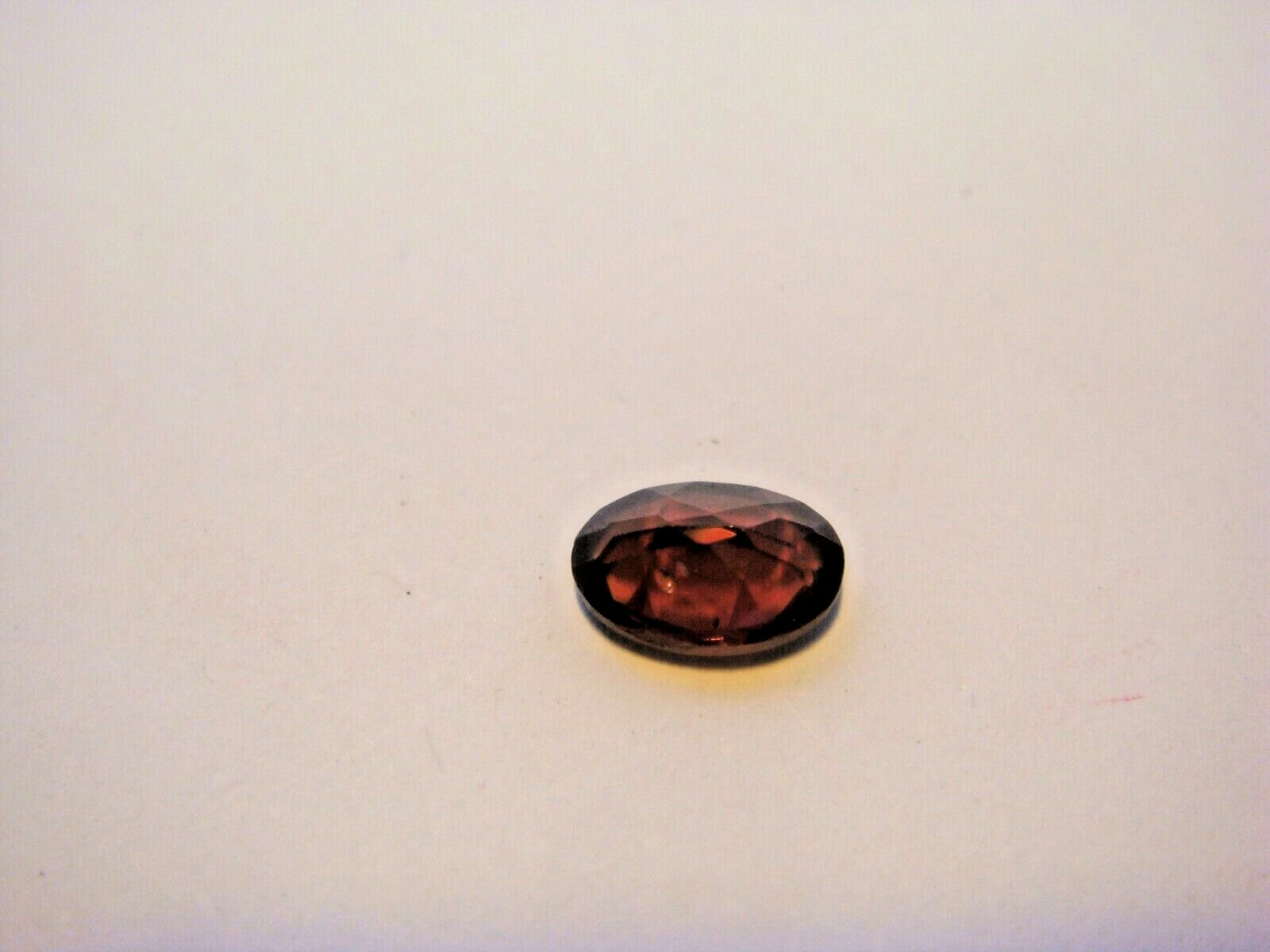 Garnet Gemstone Oval Cut 7 mm x 5 mm 1 carat faceted natural Gem