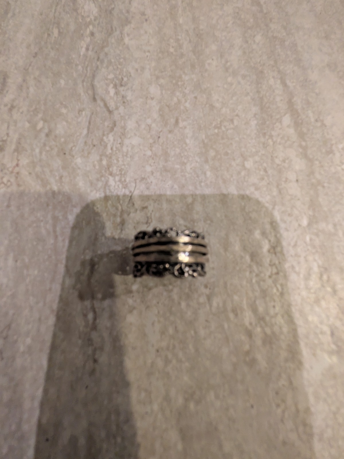PZ Paz Creations 925 Sterling Silver Spinner Ring SZ 8