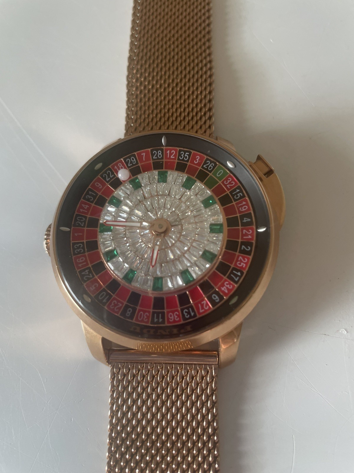 Pindu Men’s Watch Button Roulette