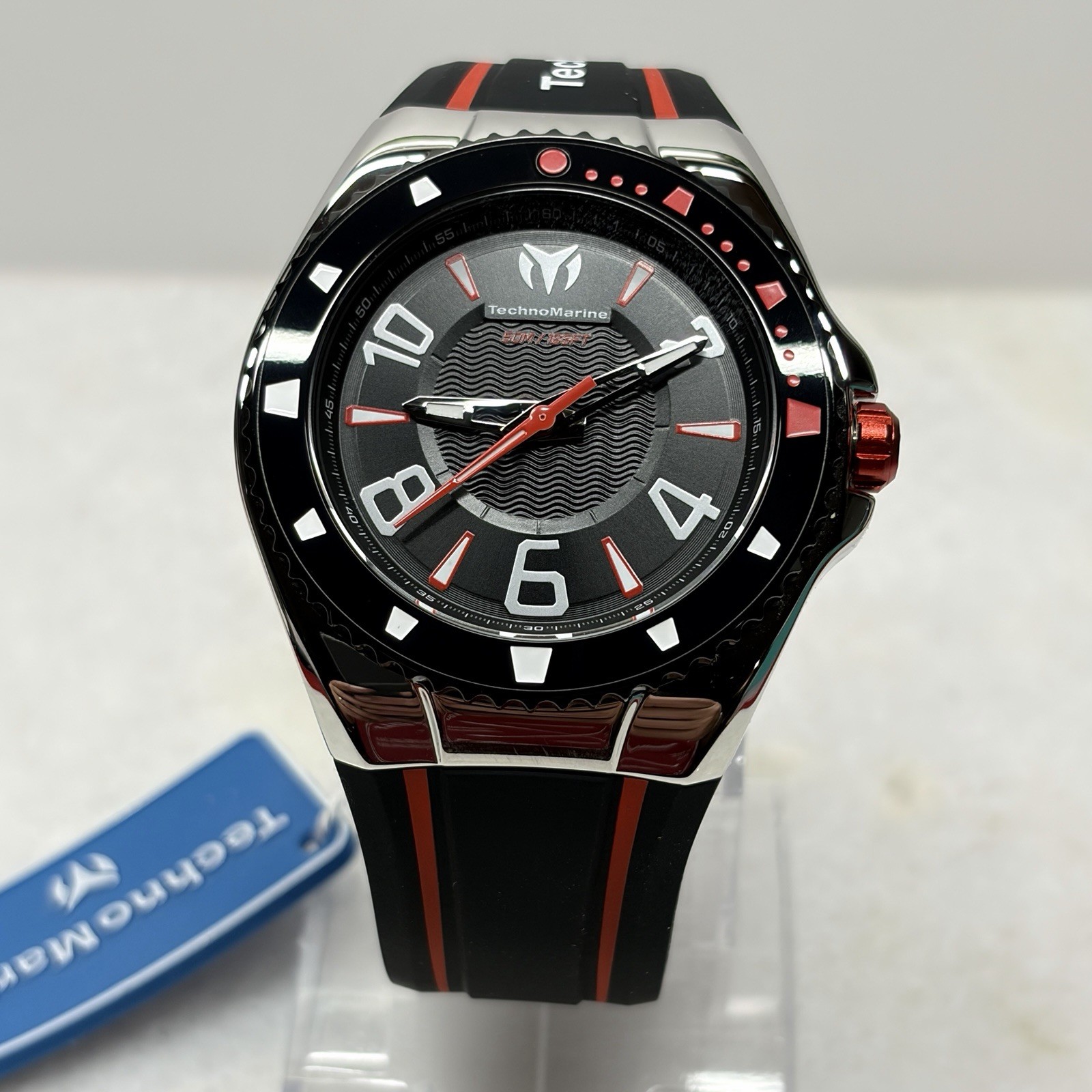 TechnoMarine Racing Legends 44mm Quartz Men’s Watch Red and Black TM-525014