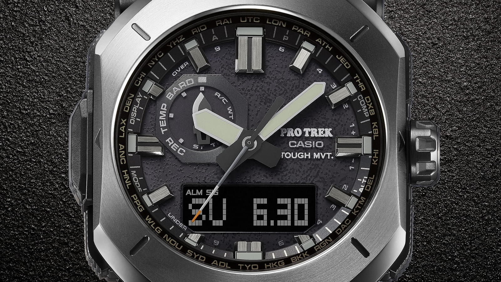 Casio Pro Trek PRW-6900YB-3JF Quartz Gray Dial 44.8 mm Watch