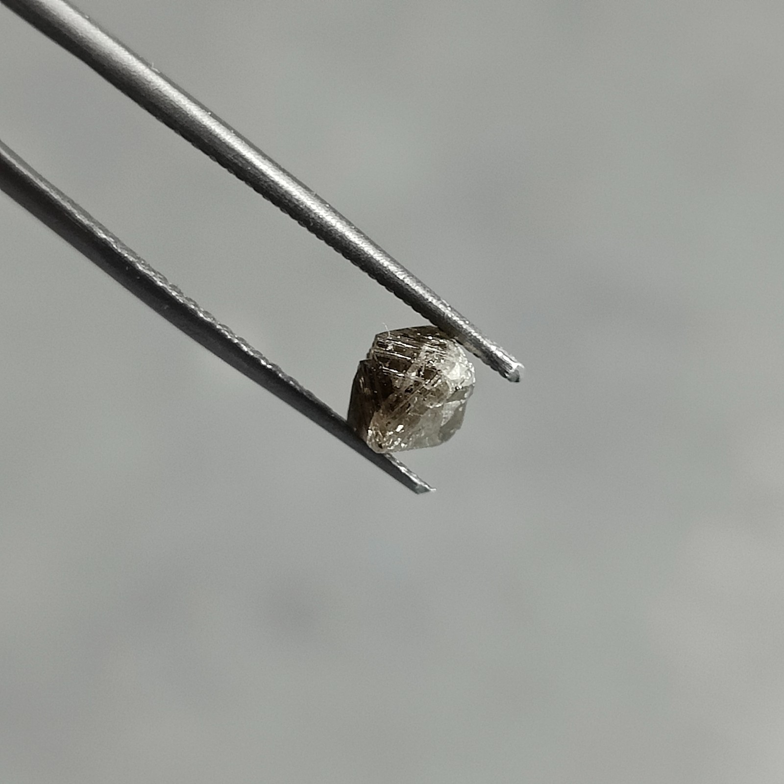 0.83ct Natural Brown Rough Diamond 5.37mm Raw Uncut Earth Mined Loose