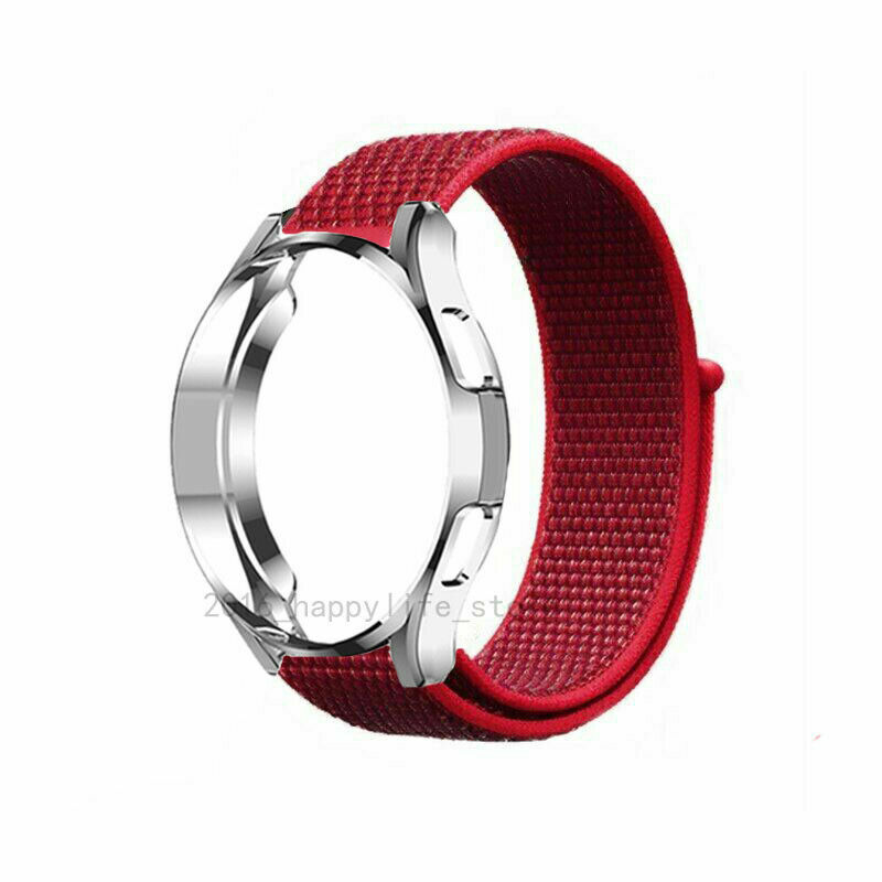 Nylon Sport watch band+Case For Samsung Galaxy watch7 6 5 4 Classic 40-46mm