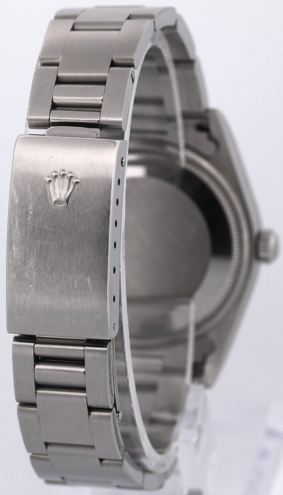 UNPOLISHED Rolex Oyster Perpetual Air-King BLUE Steel OYSTER 34mm 14000 Watch
