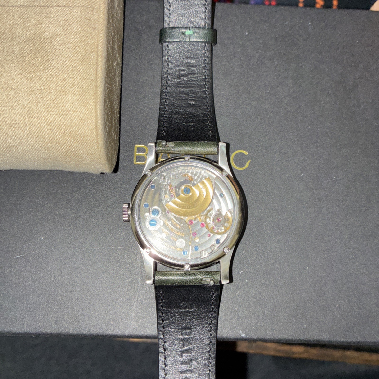[w/Box ] BALTIC Micro-Rotor MR-01 Silver Dial Automatic Small Second Men’s Watch