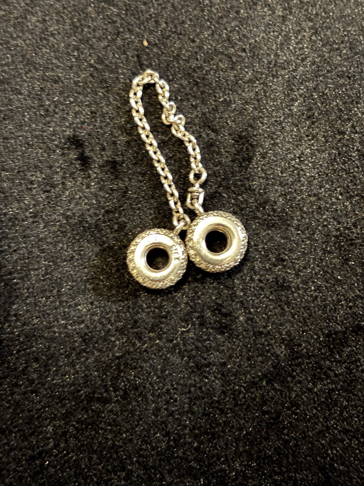 NEW Authentic PANDORA Sparkling PAVE Safety Chain #791736CZ