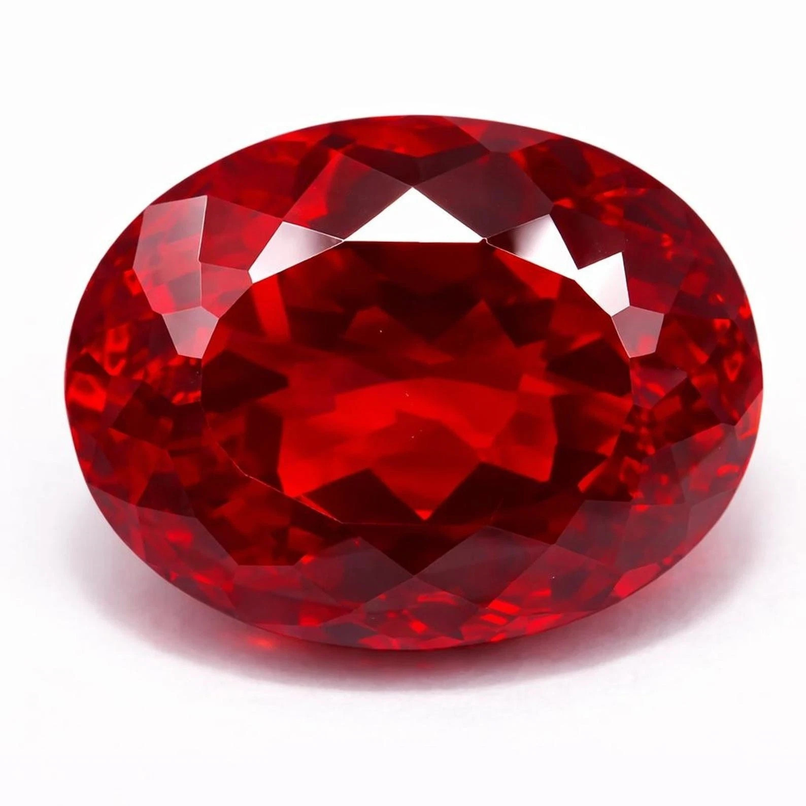 20.00 Ct+ Natural Flawless Myanmar Red Painite Oval Cut Loose Certified Gemstone