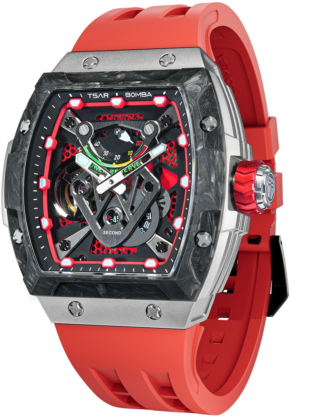 Tsar Bomba TB8216TF-02 Mens Watch Neutron Limited Edition Automatic 46mm 5ATM