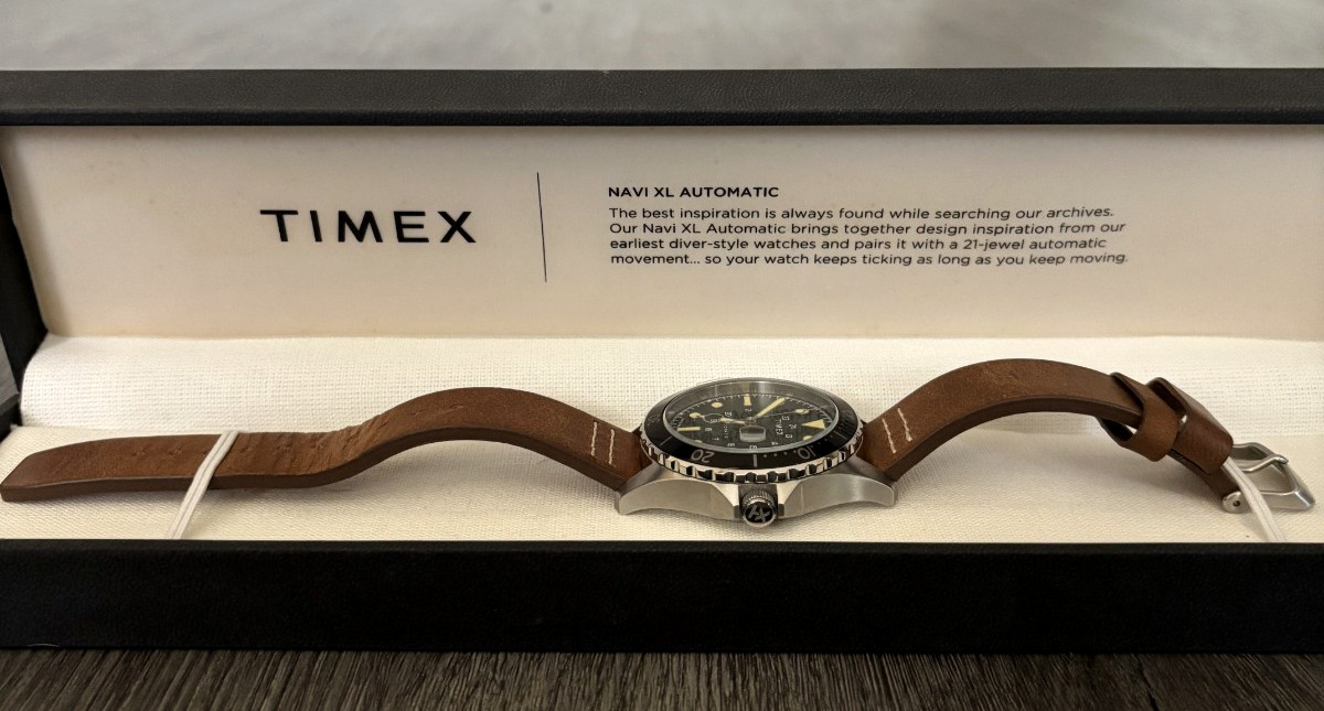 Timex Navi XL Collection Automatic Watch – New (Model: TW2U09800V3)