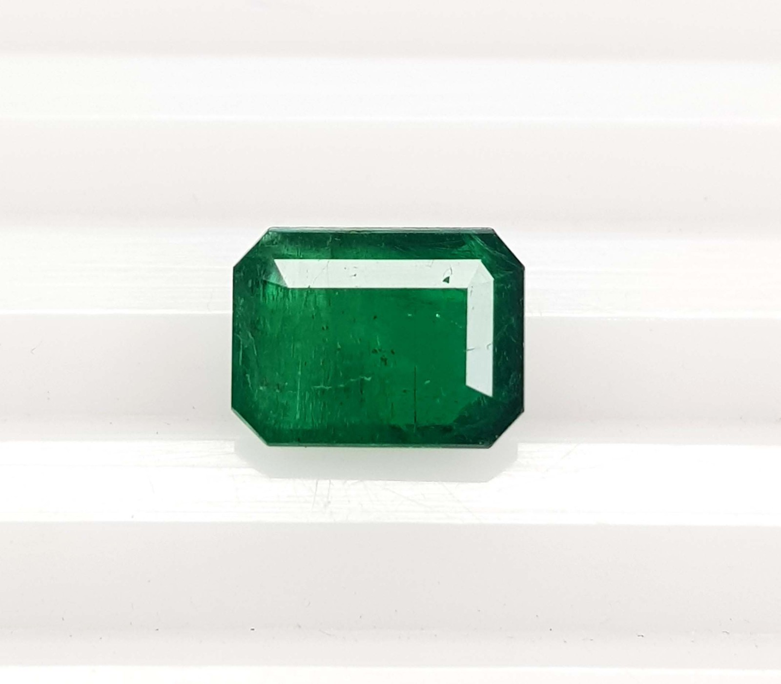 1.63 Ct Natural Emerald Zambian octagon Cut Untreated loose Gemstone