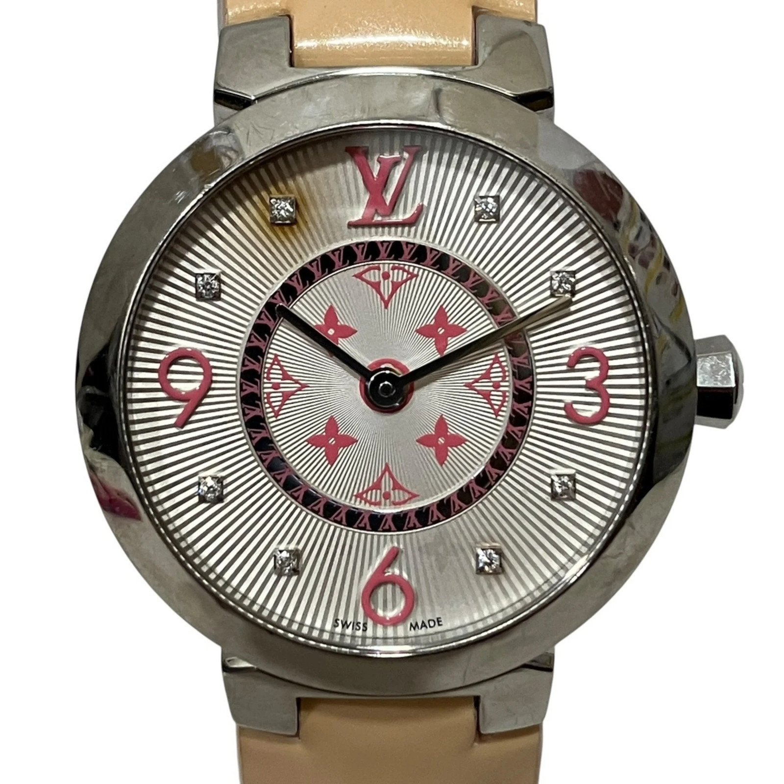 Louis Vuitton Tambour Monogram PM Watch, Verny, Total Weight 36.3g… GZl1irxp