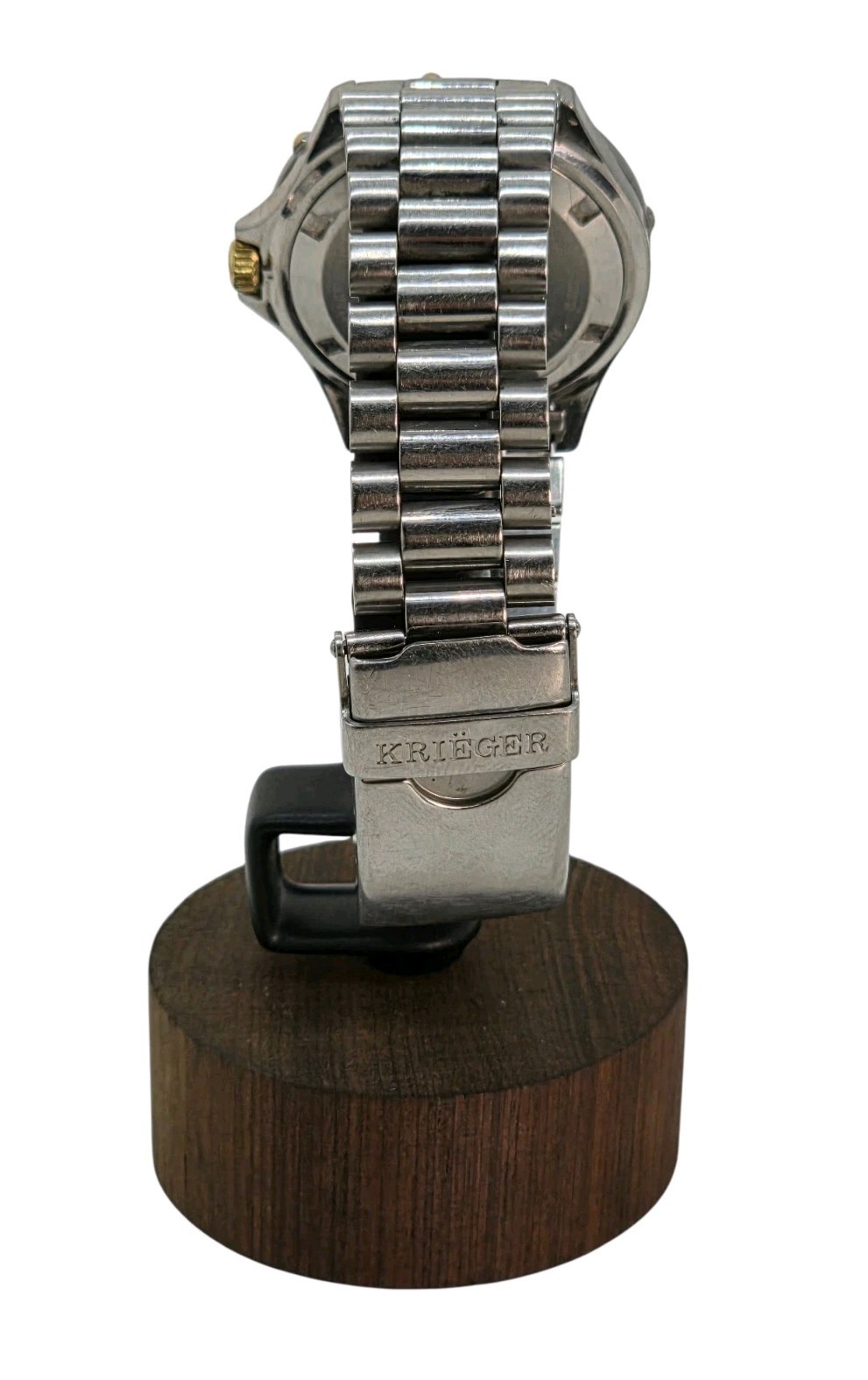 Krieger M882 Watch Stainless Steel Certified Swiss Chronometer Day Date New Batt