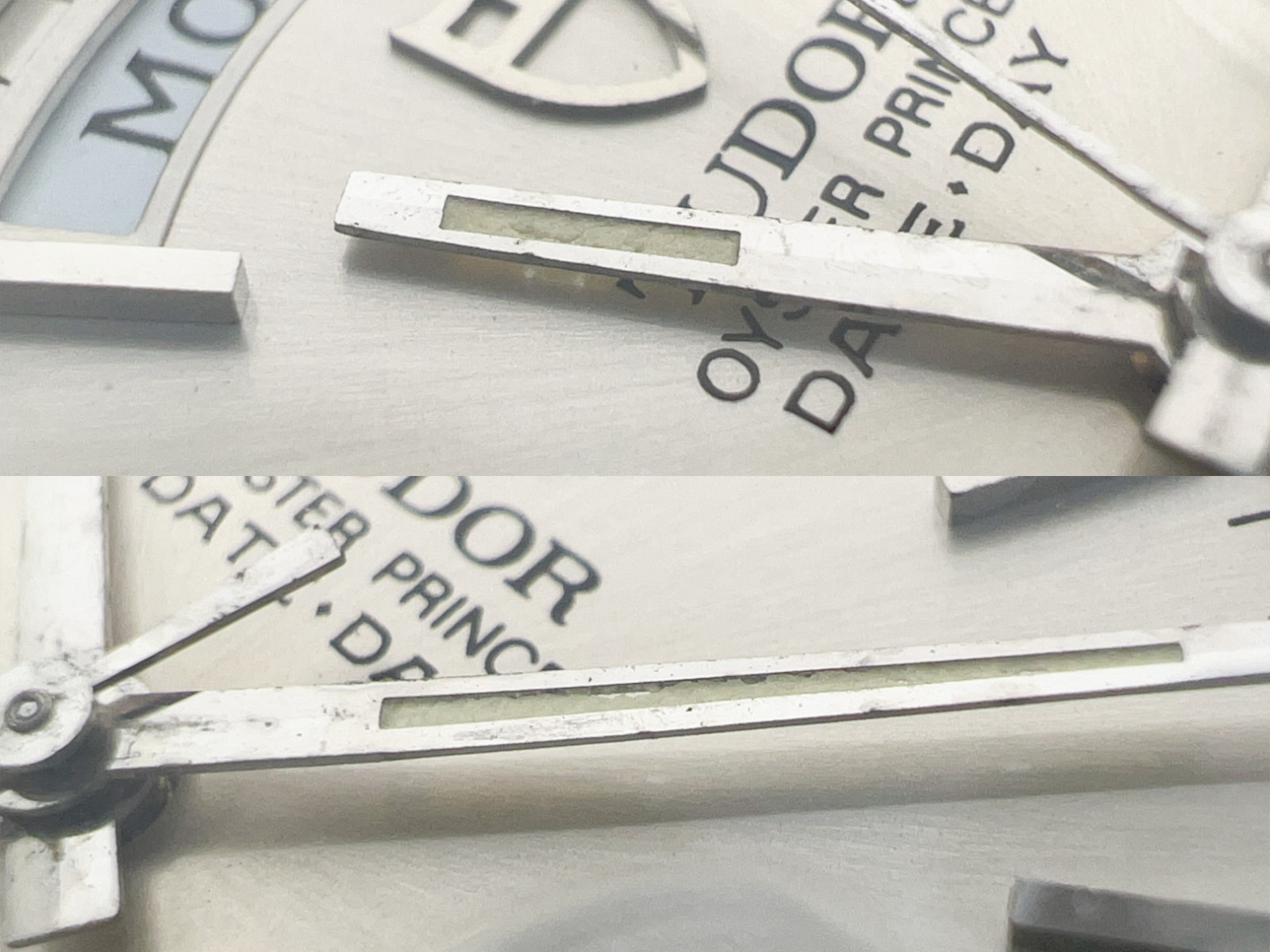 Tudor Oyster Prince Date Day 36mm silver sunburst dial ref. 94614 from 1988