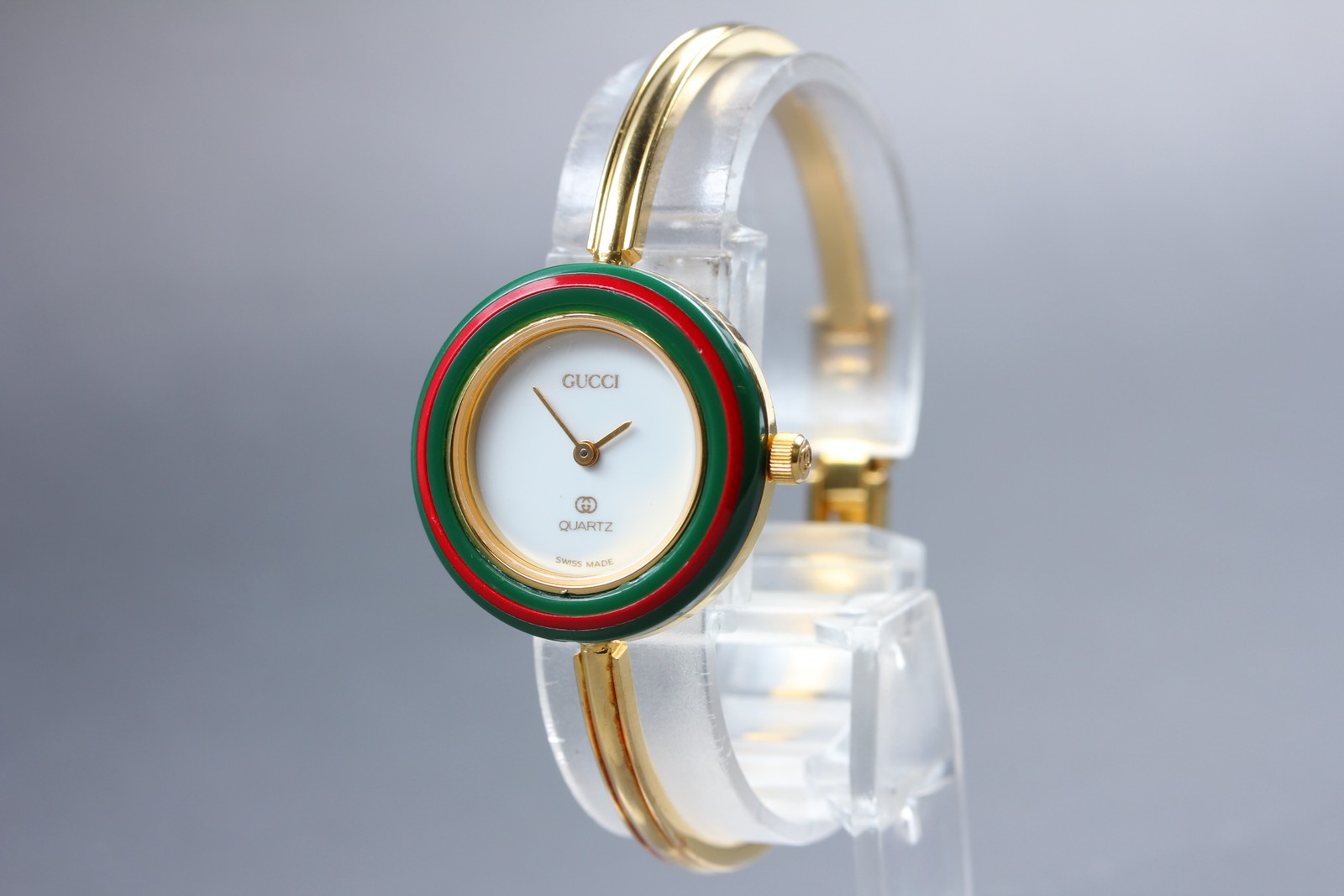 [Excellent] GUCCI 1100-L Change Bezel 11/12 Women’s QZ Watch White 11 Colors
