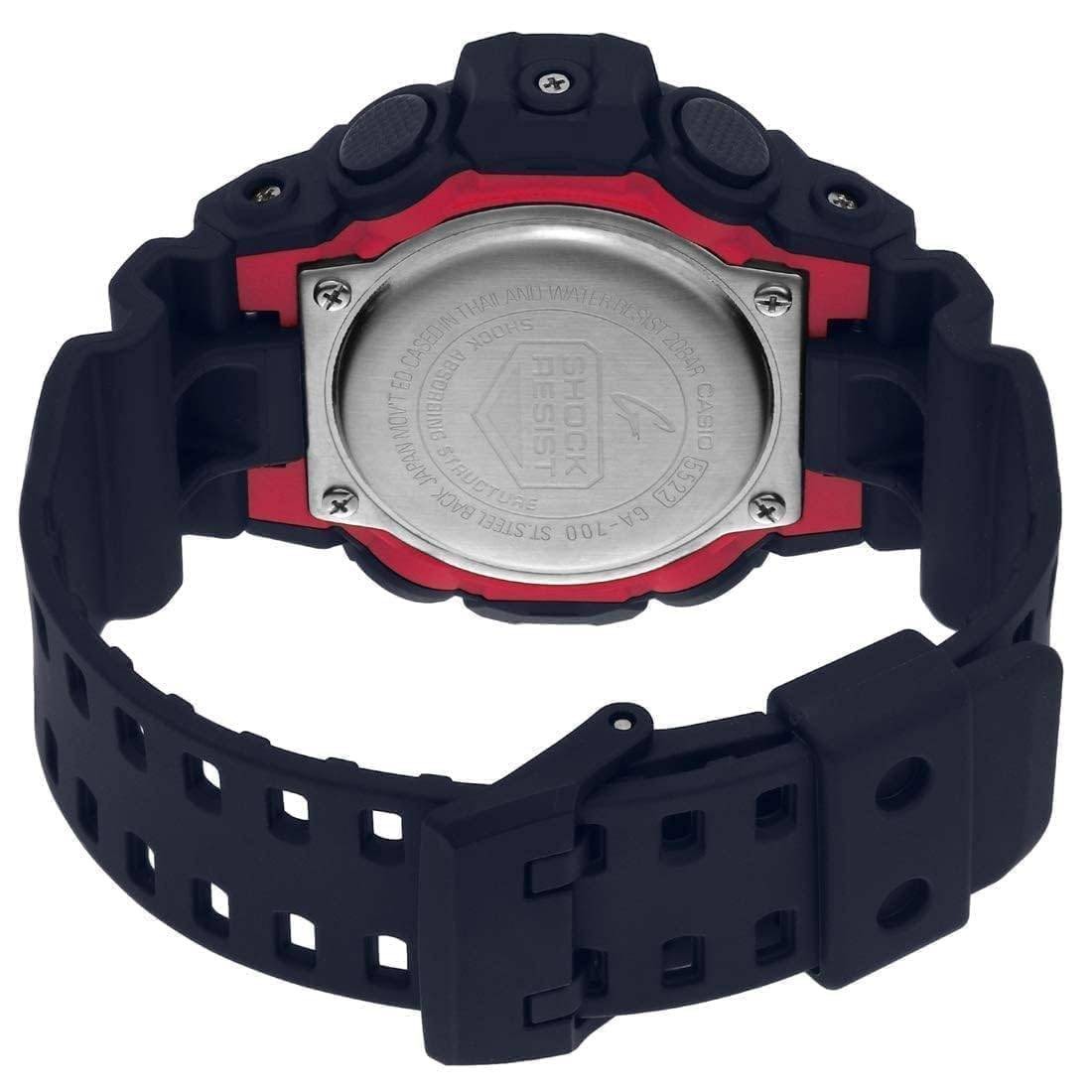 Casio G-Shock GA-700-1A Black Resin 200m Waterproof Sports Watch Used