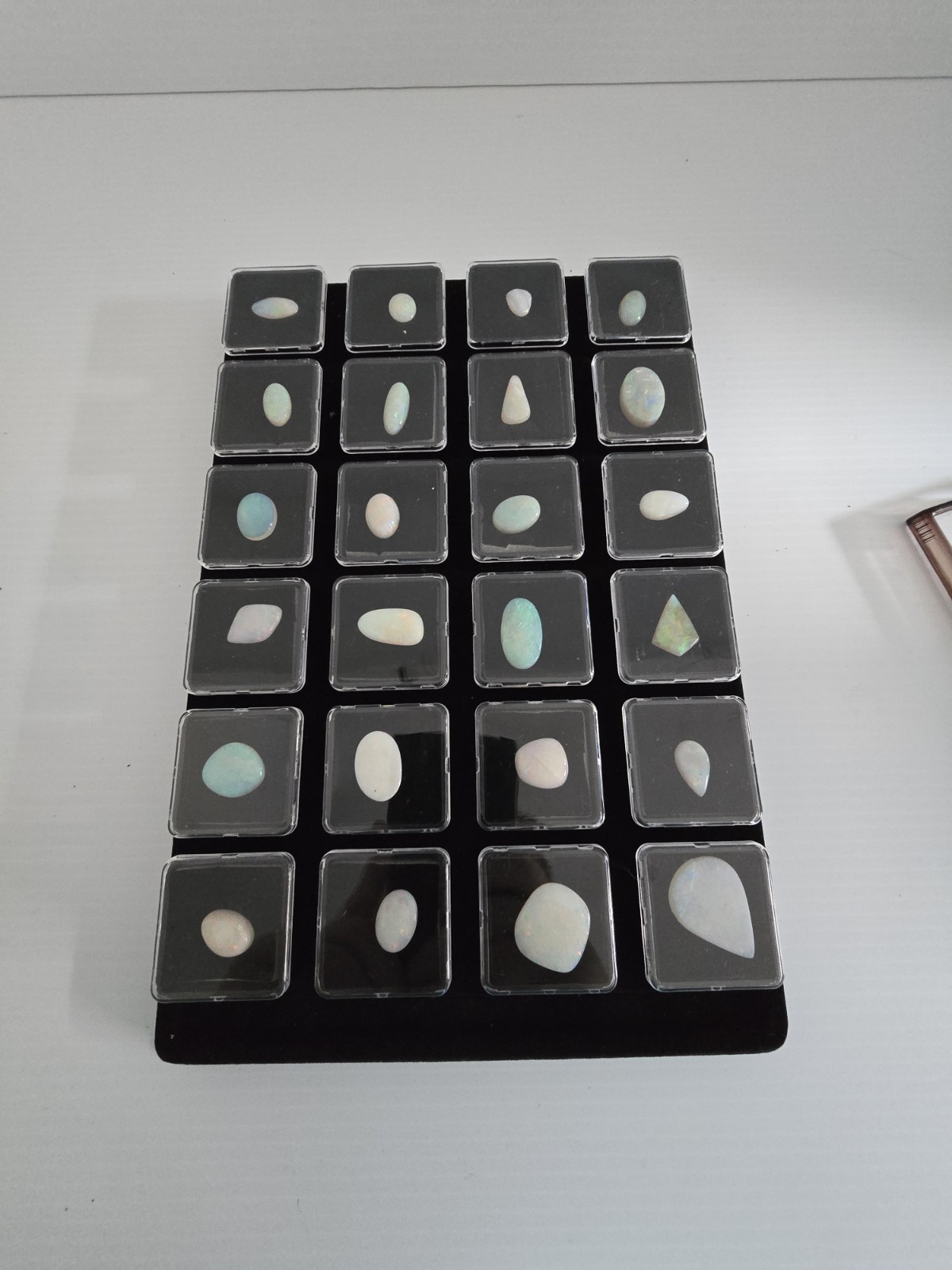 Natural Australian Solid Opal Parcel Lot 24 Pieces Valuation Certificate 40KAUD