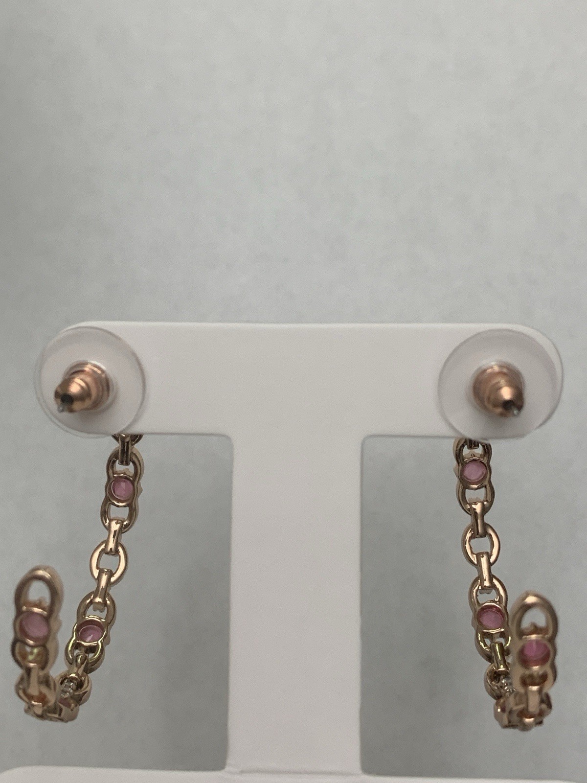 Bomb Party Earrings ER92275 Simply Idyllic Resort Wear Pink Topaz Quartz RG