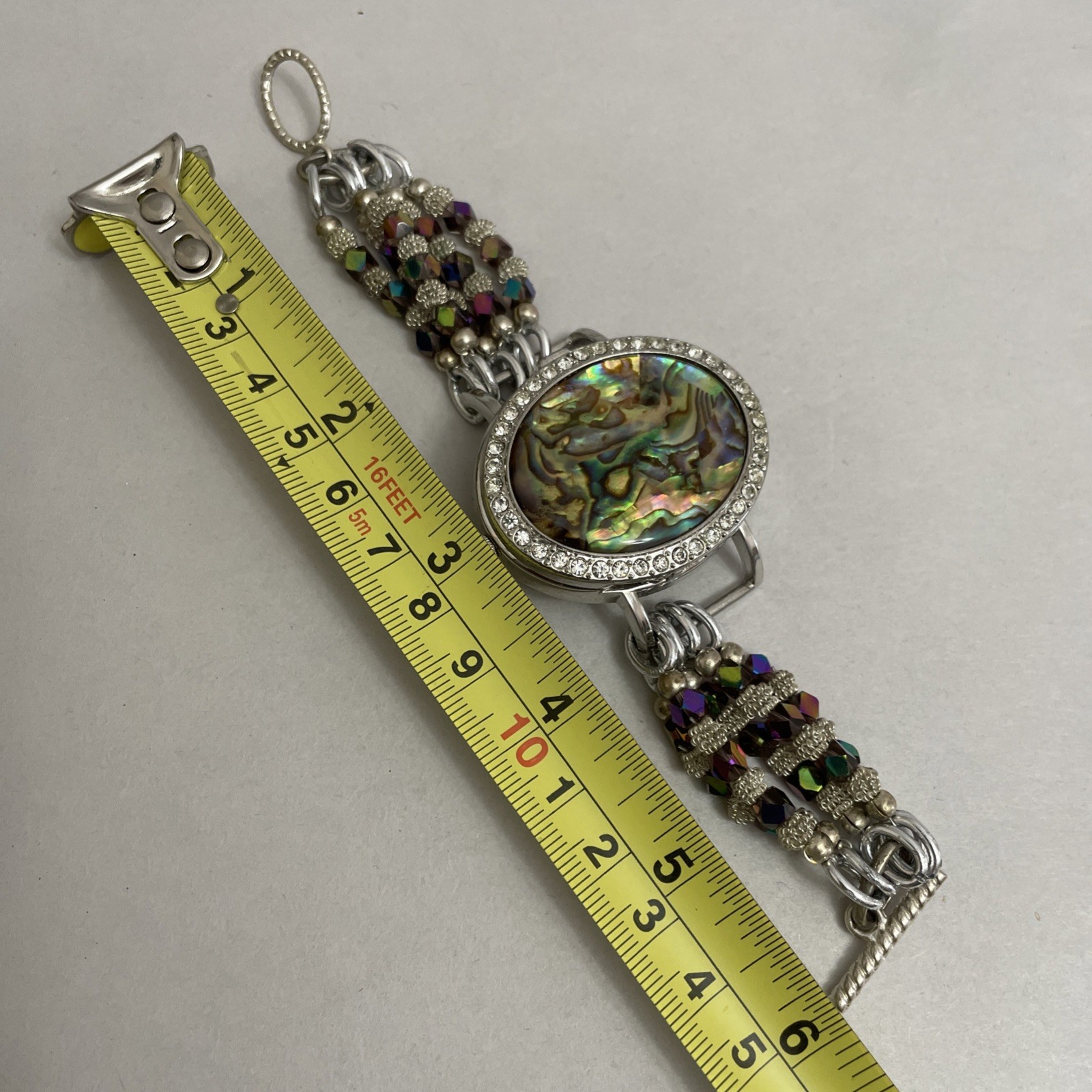 Vintage Narmi #3622 Multi Color Bracelet Quartz Analog Women’s Watch New Battery