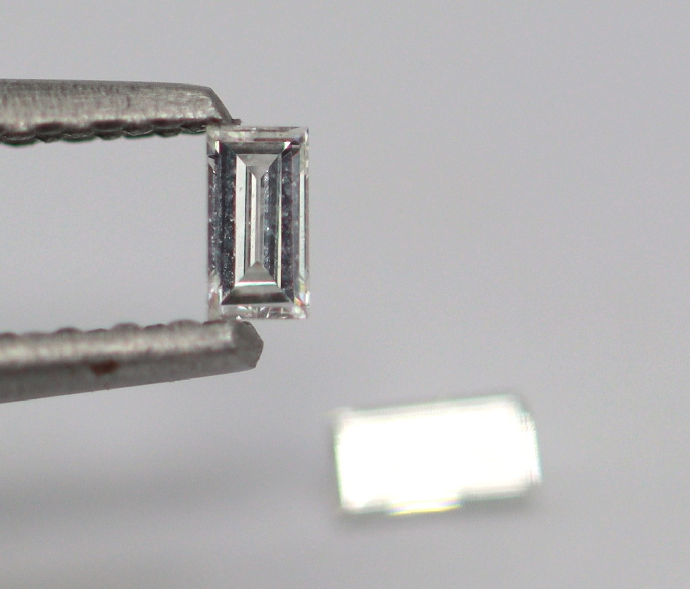 0.089 Ct 100% Natural Loose Diamond Straight Baguette Cut 2 x 1 mm 2 Pcs F/VVS1