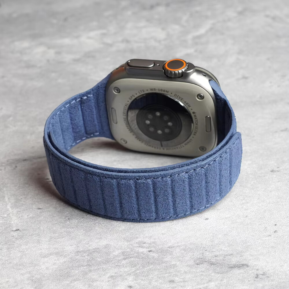 ALCANTARA Magnetic Leather Strap Accessories for Apple Watch