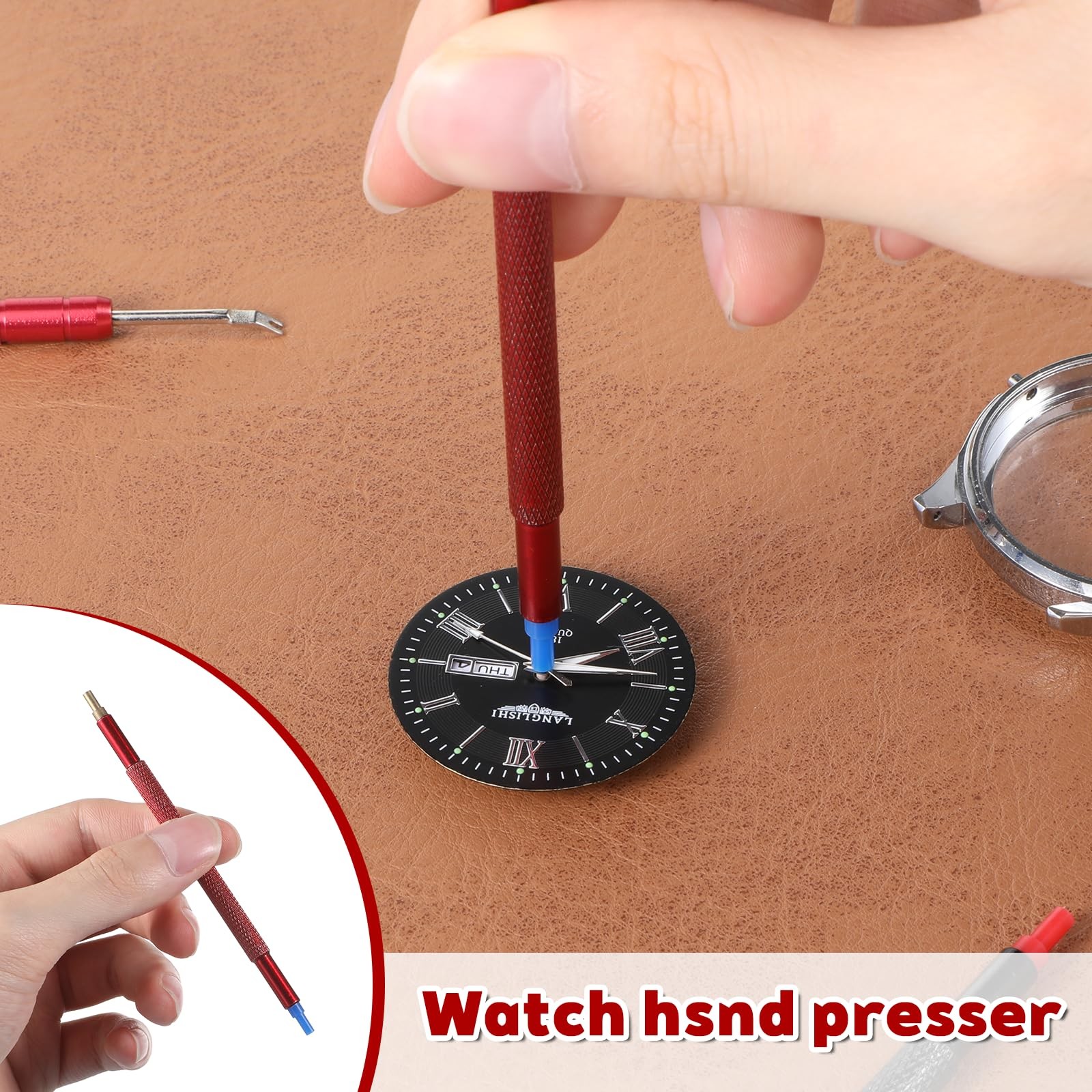Aeaocvo 6 Pcs Watch Hands Repair Tool Kit, Hand Setting Tool, Watchs A