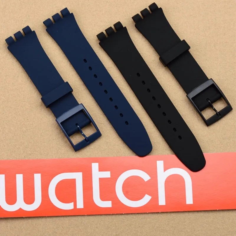 Wrist-Watch Band Strap For Swatch 16 /17 /19 / 20mm Rubber Silicone Replacement
