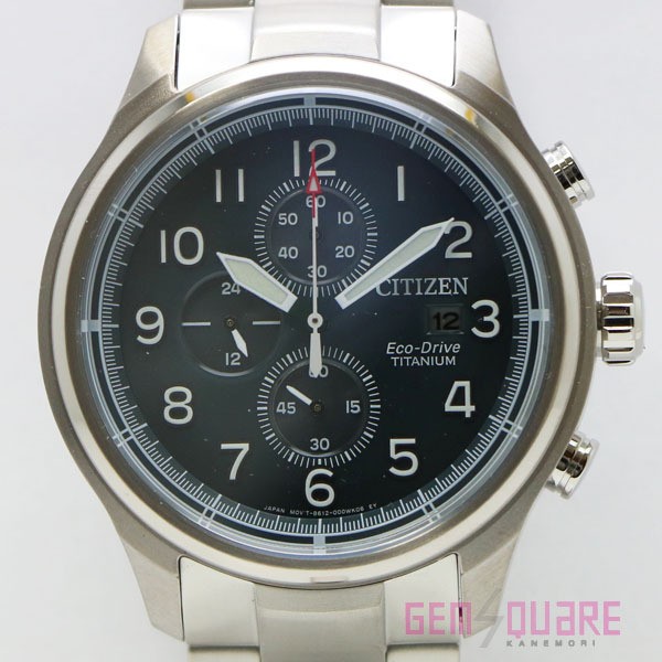 CITIZEN Eco Drive Watch Titanium Chronograph Overseas Model CA0810 88X