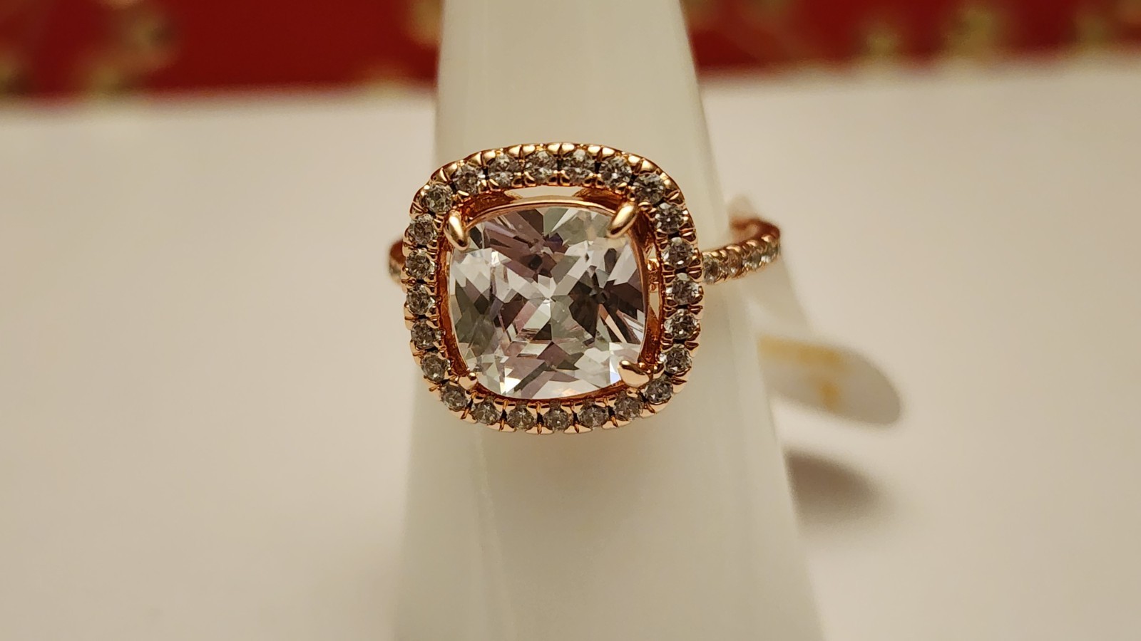 Bomb Party Lose Your Breath Diamond CZ Rose Gold Ring Size 7 RBP2931