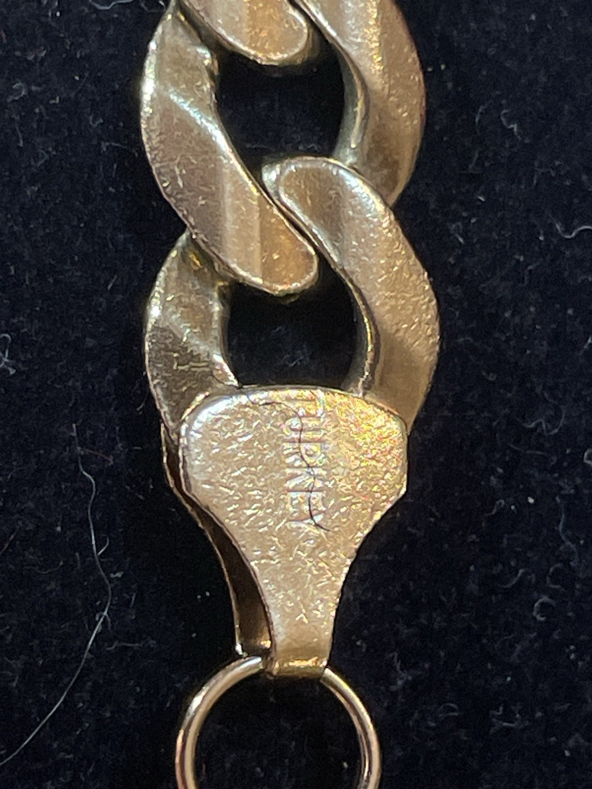 10K CUBAN CHAIN MADE IN TURKEY MIDAS NECKLACE 22 IN LONG 47.5 GRAMS 8MM WIDE