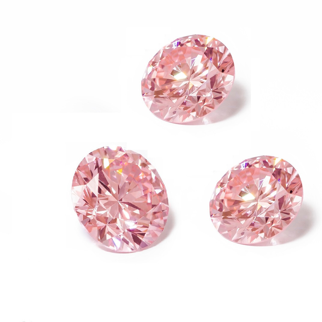 Loose Lab Grown Pink Diamond HPHT 1.3mm VS2 Clarity 22 Pcs Lot