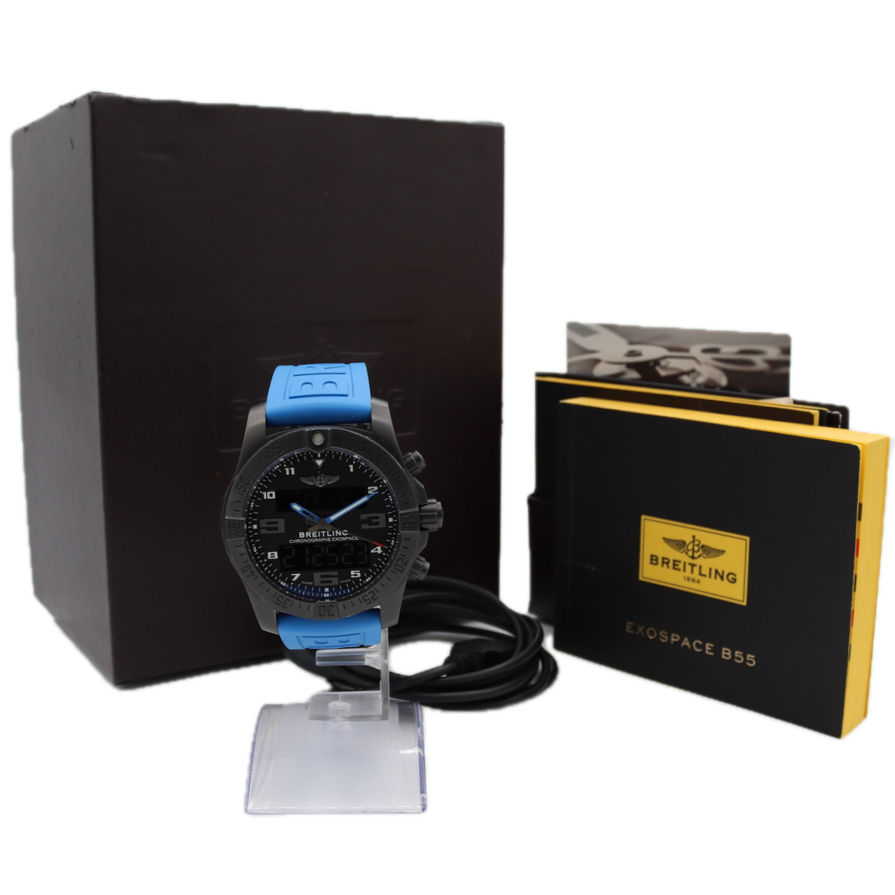 48mm Breitling VB5510H21B1S1 Exospace B55 Men’s Wristwatch DLC-Coated Titanium