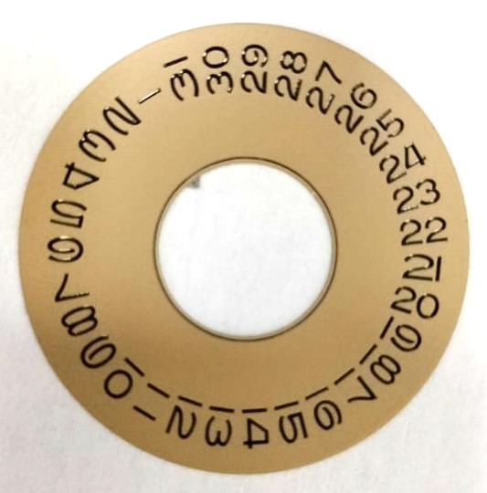 DATE /DAY DISC FOR ROLEX PRESIDENT 3055 18038 18039 18046 18048 CHAMPAGN