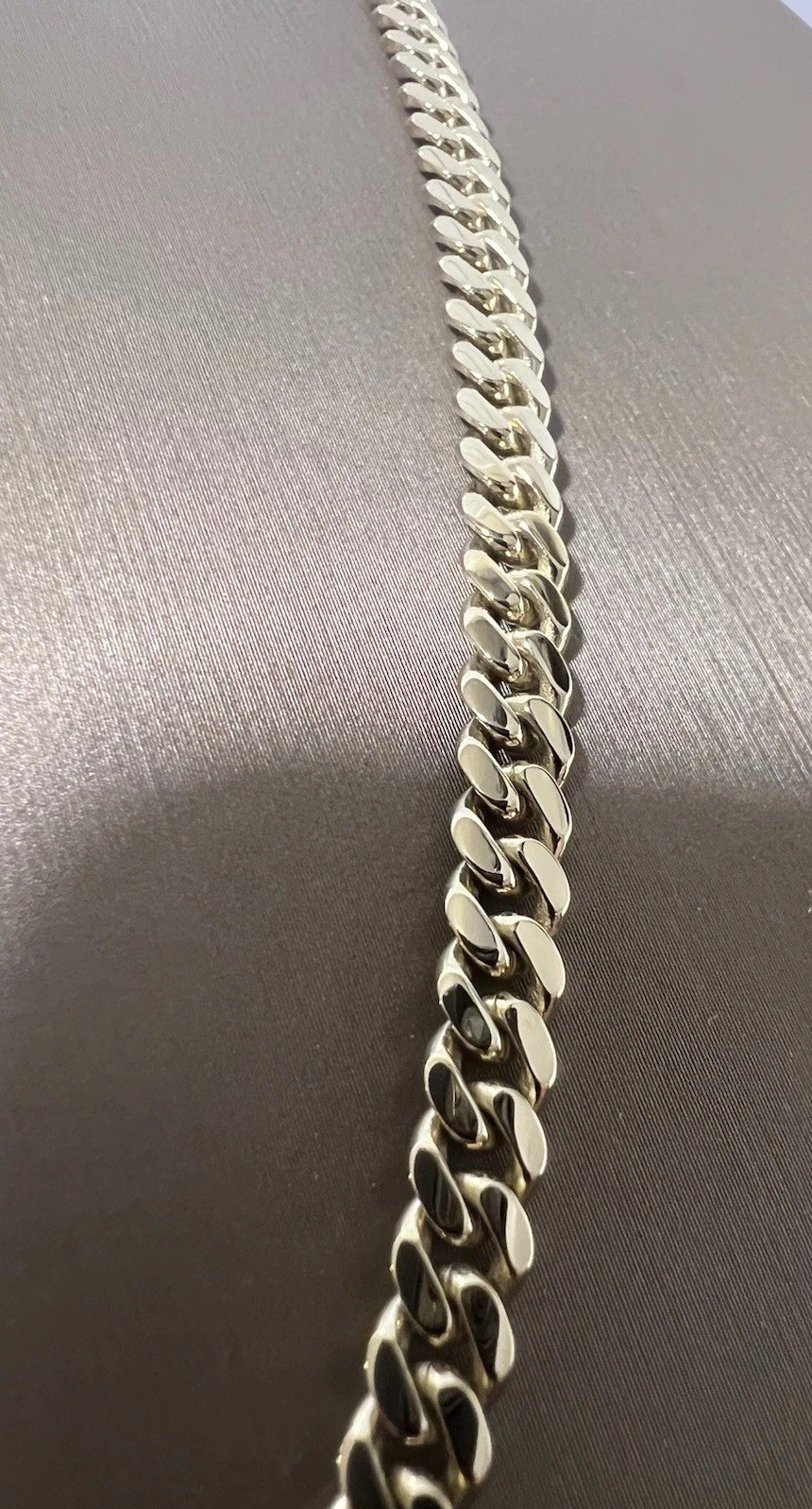 Men’s Solid 14k Yellow Gold Miami Cuban Link Chain 5mm Necklace 20” Approx. 39G.