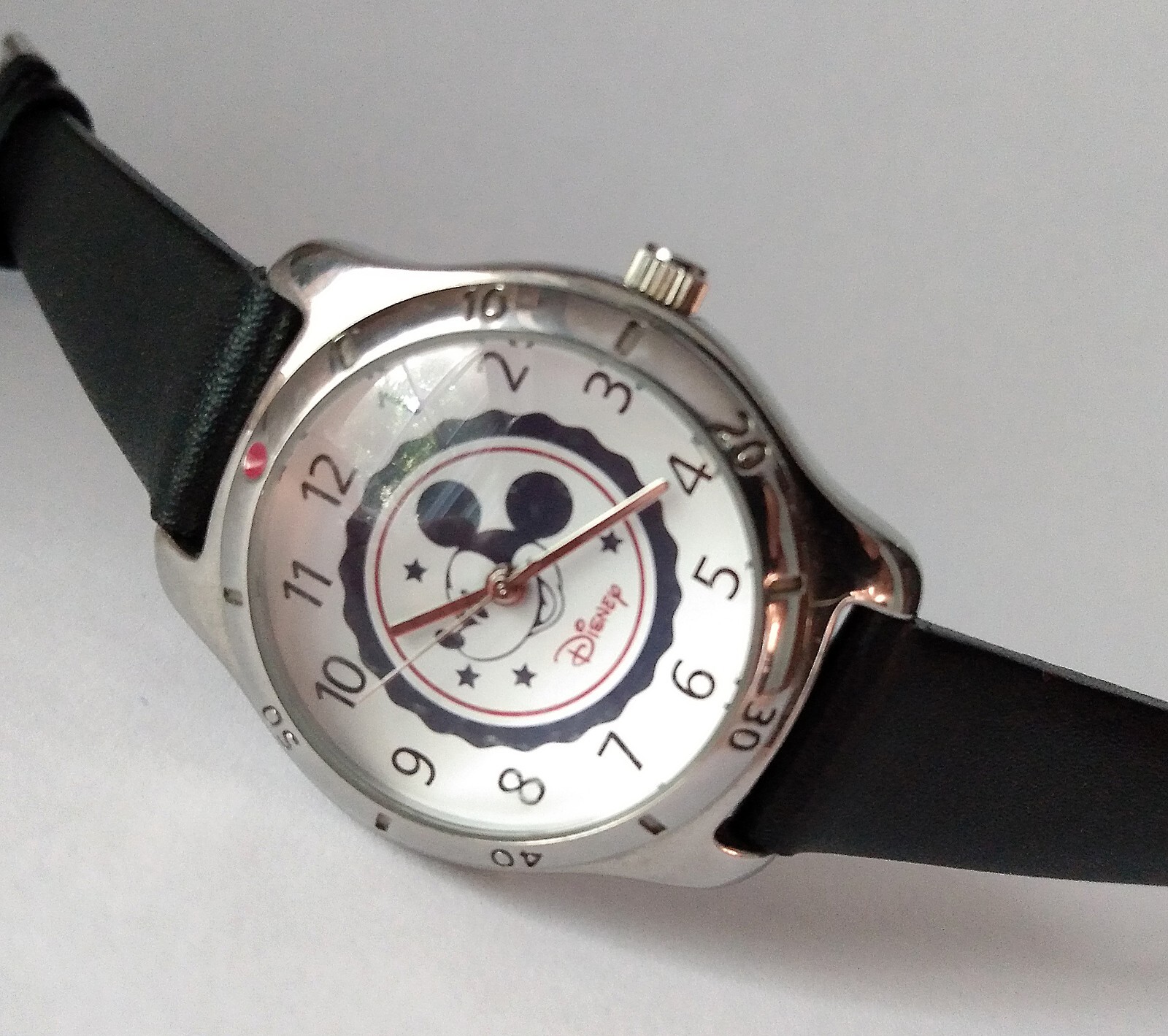 MICKEY MOUSE Disney Vintage Watch, SII, New Band, New Battery, Running