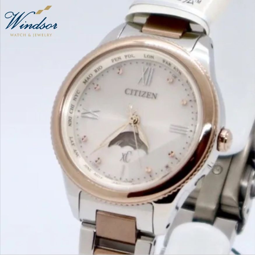 Brand new CITIZEN XC EE1005 54W Solar Radio Happy Flight Ladies’ Watch Up to 5 y