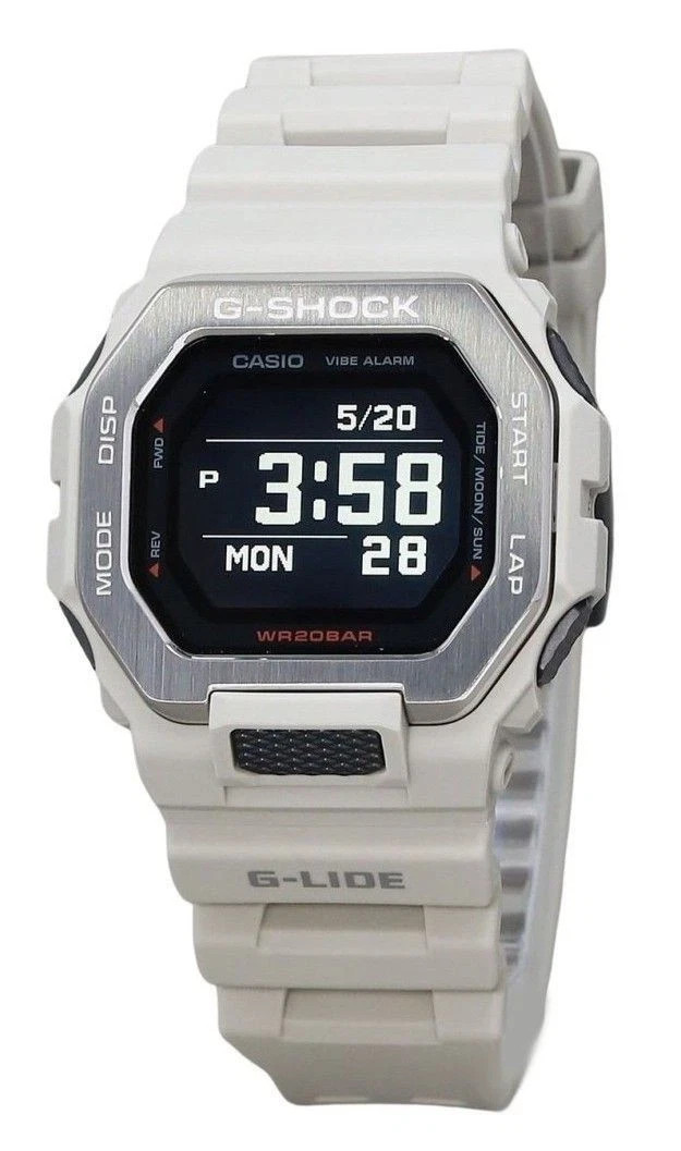 Casio G-SHOCK G-Lide Digital Smartphone Link Moon Data GBX-100-8 200M Mens Watch