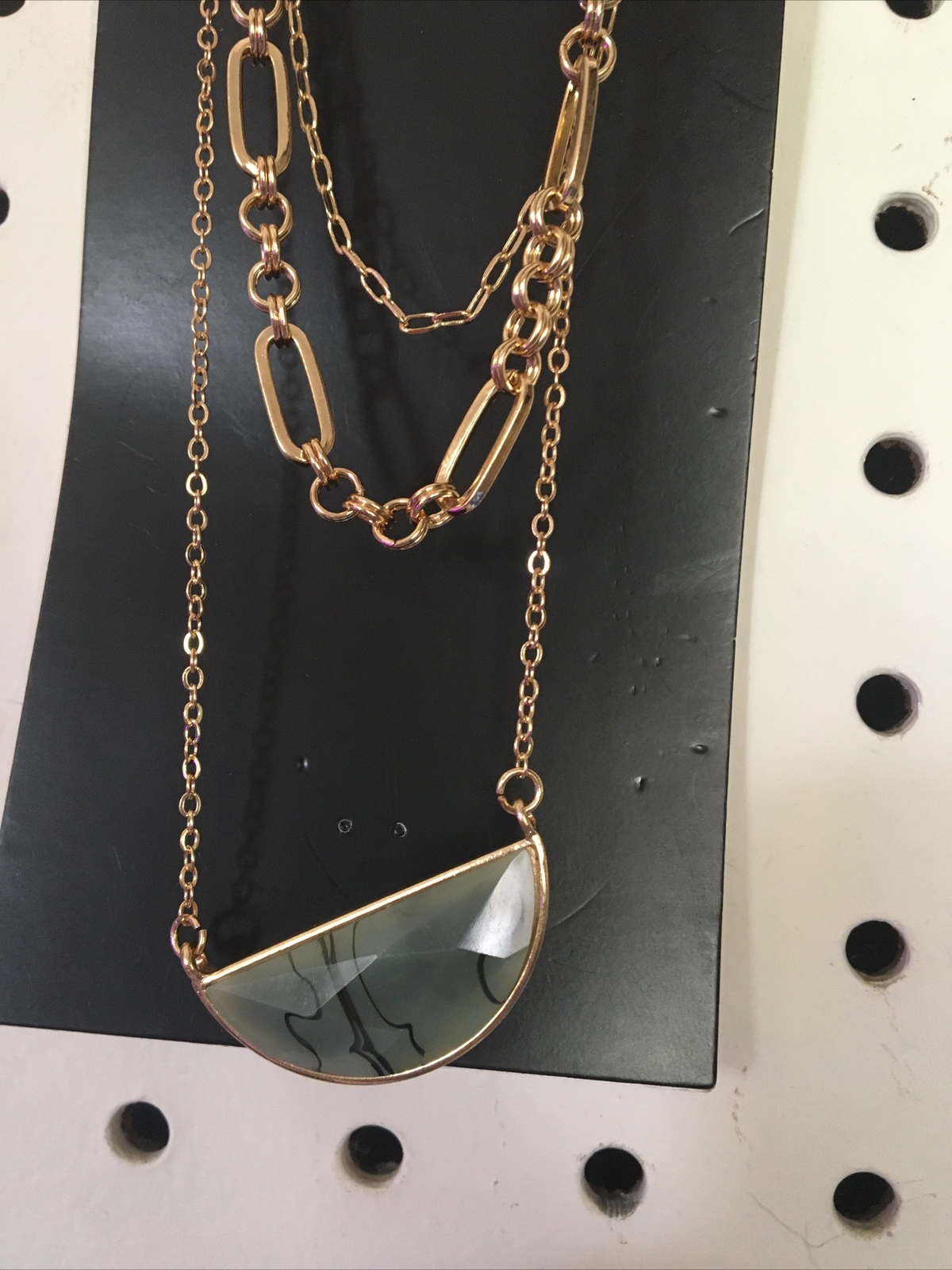 Hildie & Oasis Labradorite Multiple Lengths Charm Necklace Pendant New