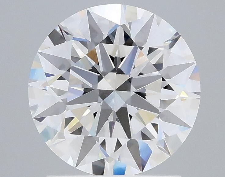 IGI CERTIFIED 1.70 CARAT Round Cut CVD LAB GROWN D Color VVS2 Clarity Diamond