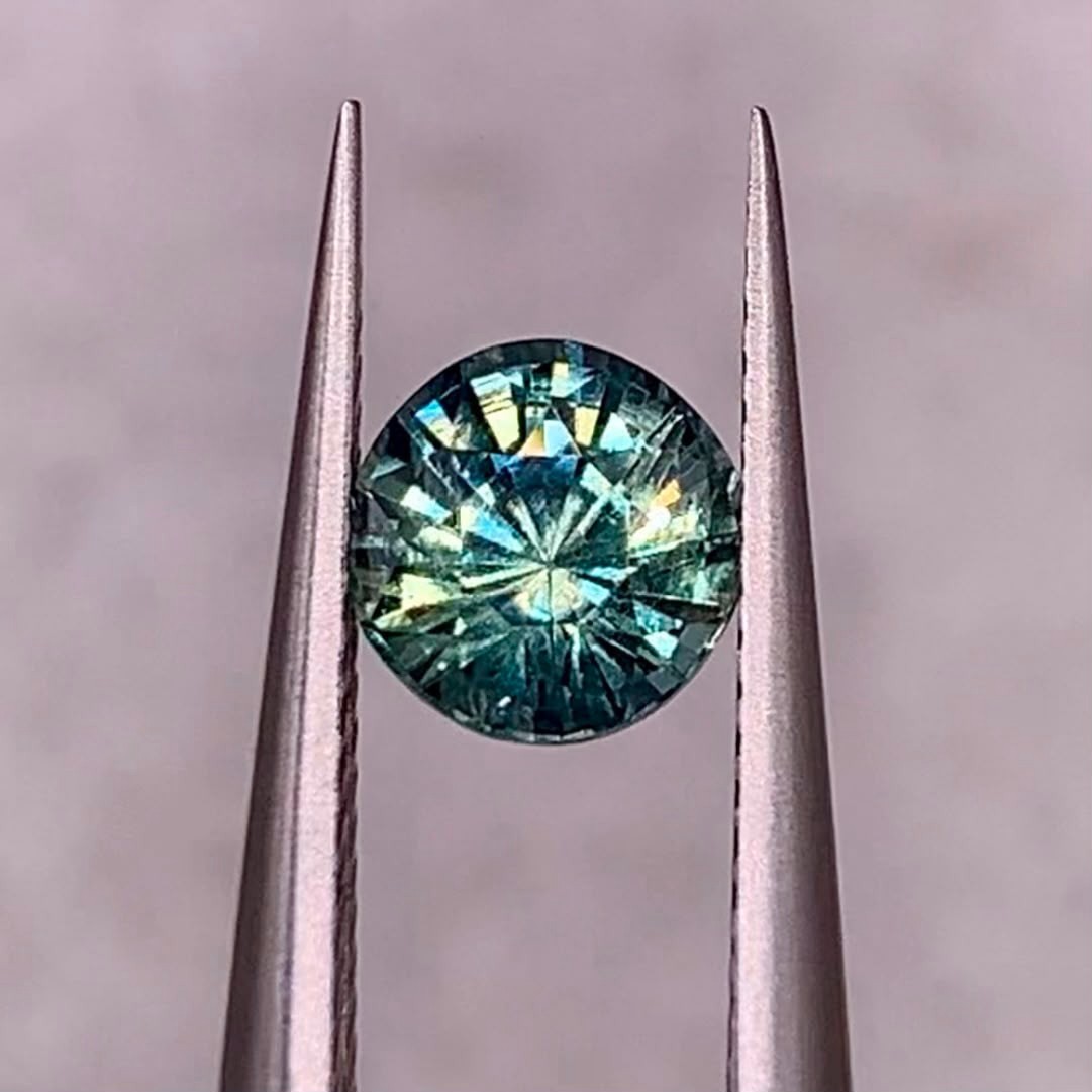 1.06Ct Natural Unheated Rare Teal Sapphire From Madagascar