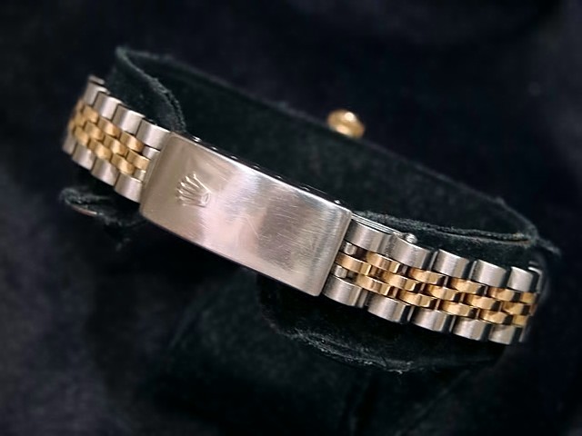 Lady Rolex 2Tone 18K Gold/Stainless Steel Oyster Perpetual Watch Champagne 67183